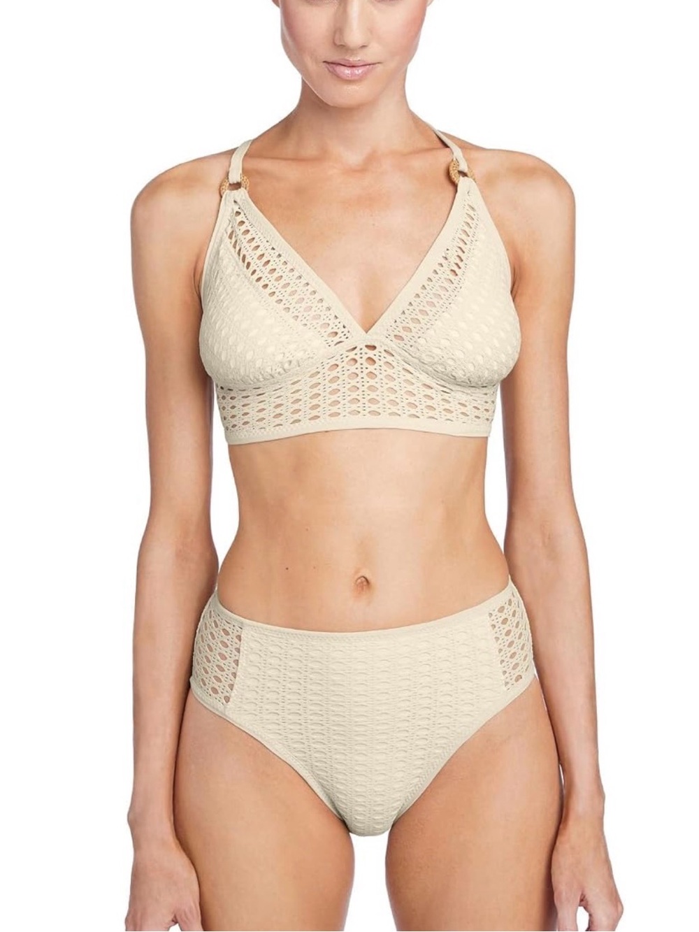 Robin Piccone Ecru Marlow Top & Bottom | Medium